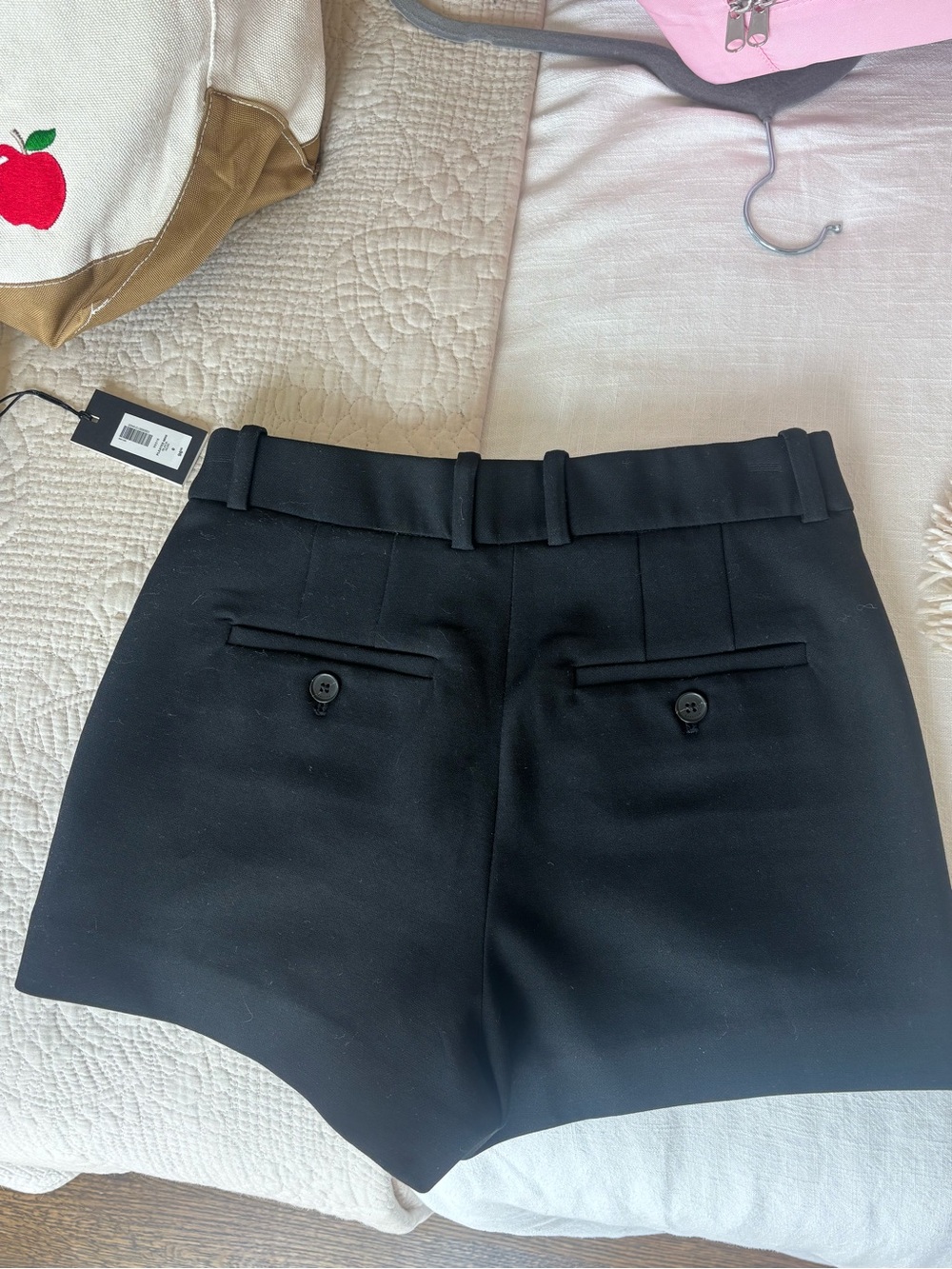 Aritzia Black Agency Mini Shorts - Picture 3 of 3